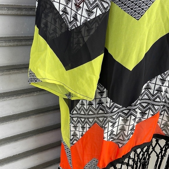 Cato Sports Wear Kimono Multi Color Size XL - Picture 6 of 8